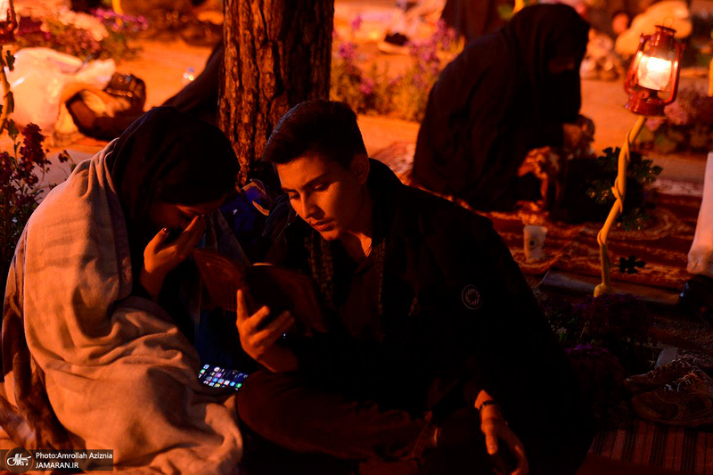 احیای شب بیست و یکم ماه مبارک رمضان در گلزار شهدای بهشت زهرا (س)
