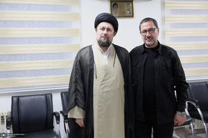 دیداری رئیس امداد و نجات حزب الله لبنان با سید حسن خمینی