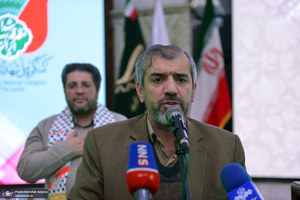 اجتماع بزرگ کارگران به مناسبت سالگرد شهادت حاج قاسم سلیمانی در حرم امام خمینی (س)