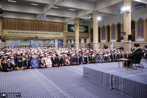 دیدار جمعی از مبلغان و طلاب حوزه‌های علمیه سراسر کشور با رهبر معظم انقلاب