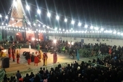اجرای نمایش تعزیه خطبه خوانی حضرت زینب(س) در شوش