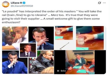 چه چیزی روی میز مکرون و مرتس بود؟! حرکت سران فرانسه و آلمان جنجالی شد + عکس و فیلم