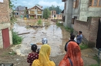 سیل در کشمیر ھند ادامه دارد (1)