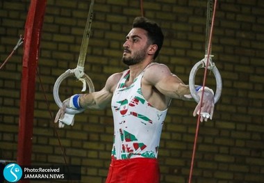 ژیمناستیک قهرمانی آسیا| برنز سیاهی در دارحلقه