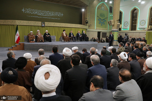 دیدار مسئولان نظام و سفرای کشورهای اسلامی با رهبر معظم انقلاب