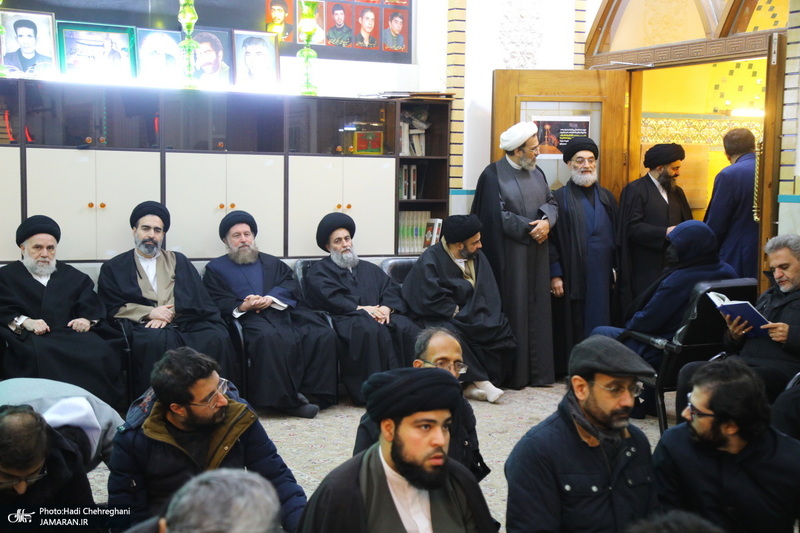 مراسم ترحیم مرحومه زهرا سادات روحانی