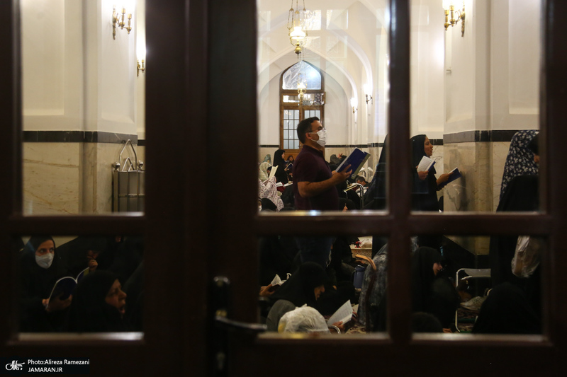 مراسم احیای شب بیست و یکم ماه رمضان در حرم مطهر امام رضا (ع)