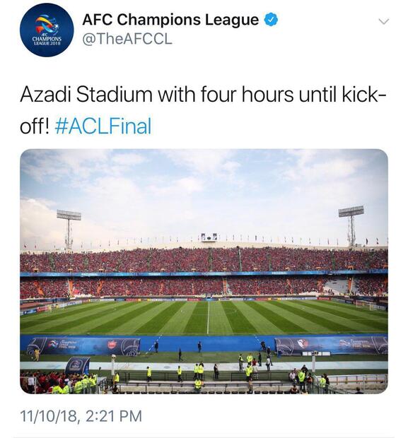 واکنش AFC به حضور پرشور هواداران پرسپولیس در آزادی+ عکس
