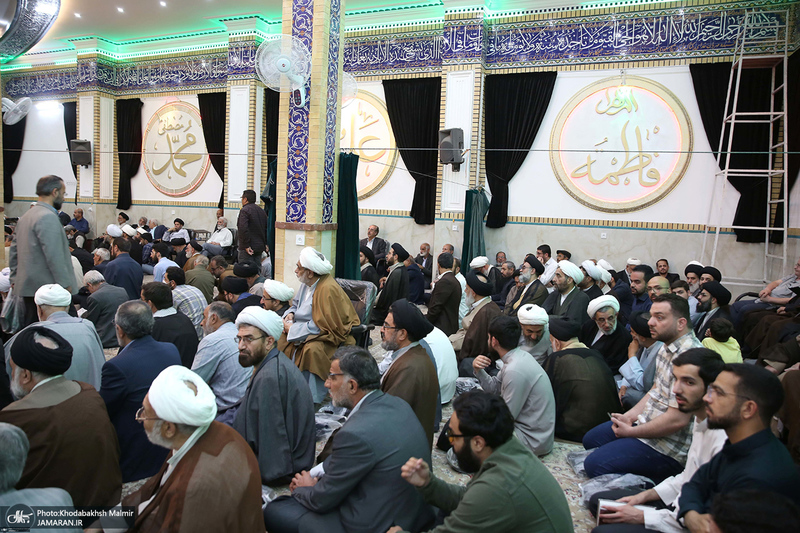 مراسم ختم همسر شهید آیت الله سید مصطفی خمینی (ره) -3