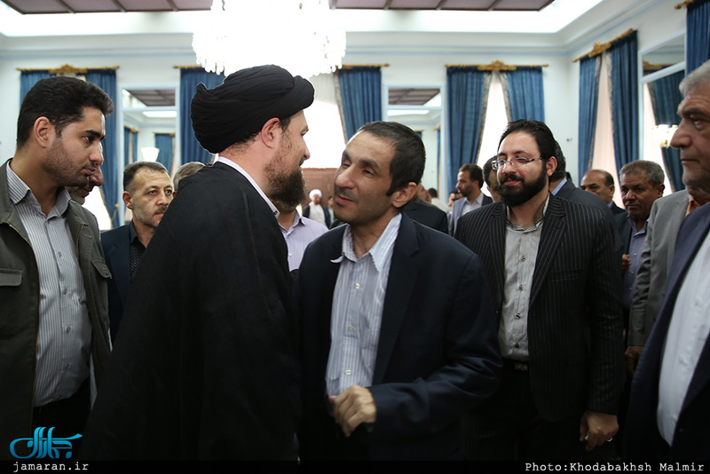 دیدار اعضای شورای اسلامی شهر تهران با سید حسن خمینی