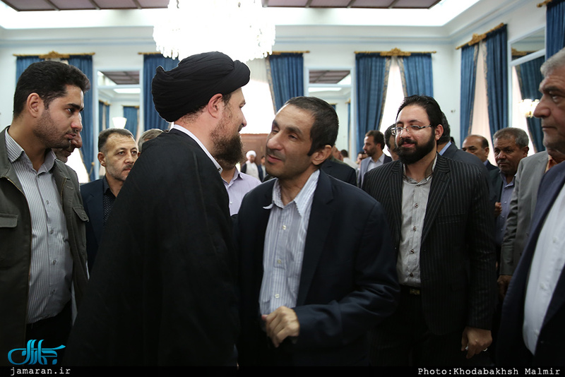 دیدار اعضای شورای اسلامی شهر تهران با سید حسن خمینی