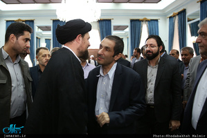 دیدار اعضای شورای اسلامی شهر تهران با سید حسن خمینی