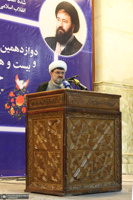 مراسم دوازدهمین سالگرد رحلت همسر گرامی امام و بیست و هفتمین سالگرد ارتحال سید احمد خمینی (ره)