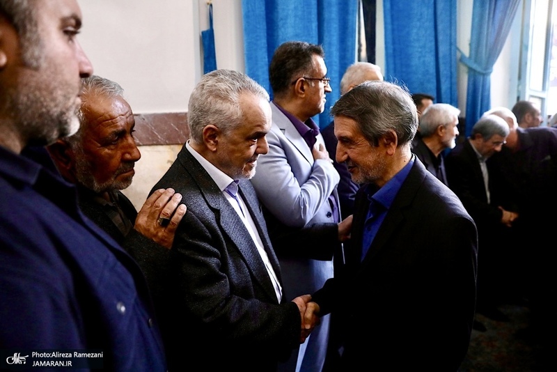 مراسم ختم خواهر محمود احمدی نژاد