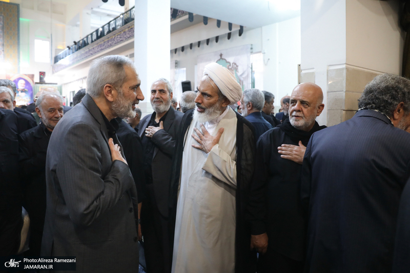 مراسم چهلمین روز شهادت سپهبد حسین سلامی