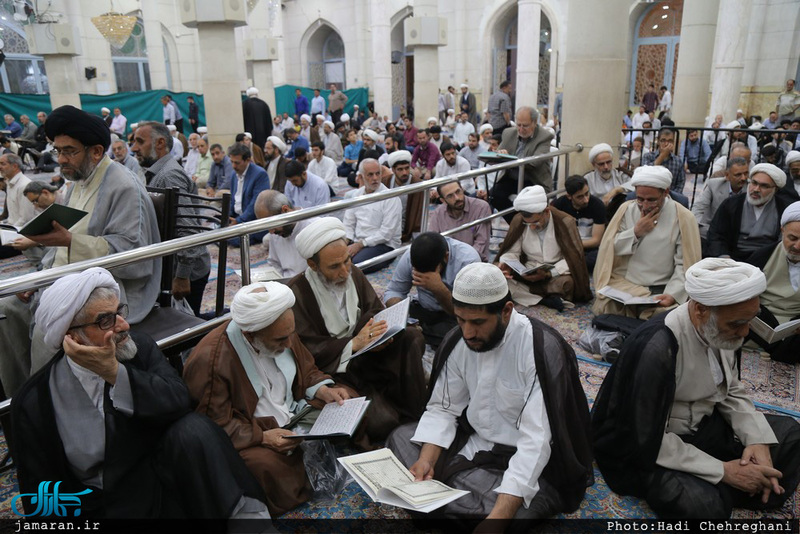 مراسم بزرگداشت هفتمین روز ارتحال مرحوم حجت‌الاسلام و المسلمین احمد احمدی در مسجد اعظم قم