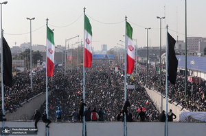 حضور میلیون ها تهرانی در تشییع پیکر مطهر سردار قاسم سلیمانی - 5