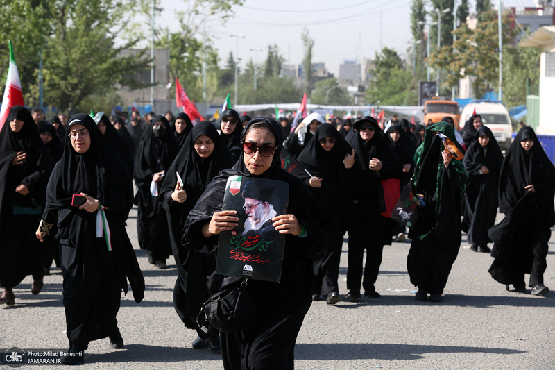 مراسم وداع با رهبر شهید انقلاب در مصلی تهران- 10