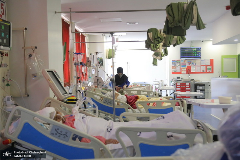 بخش کرونای بیمارستان فرقانی قم