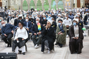 مراسم بزرگداشت حجت الاسلام و المسلمین محتشمی پور(ره) در حرم مطهر امام خمینی
