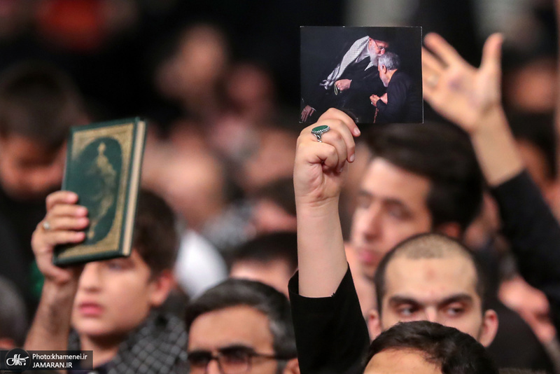آخرین شب مراسم عزاداری حضرت اباعبدالله الحسین (ع) در حسینیه امام خمینی