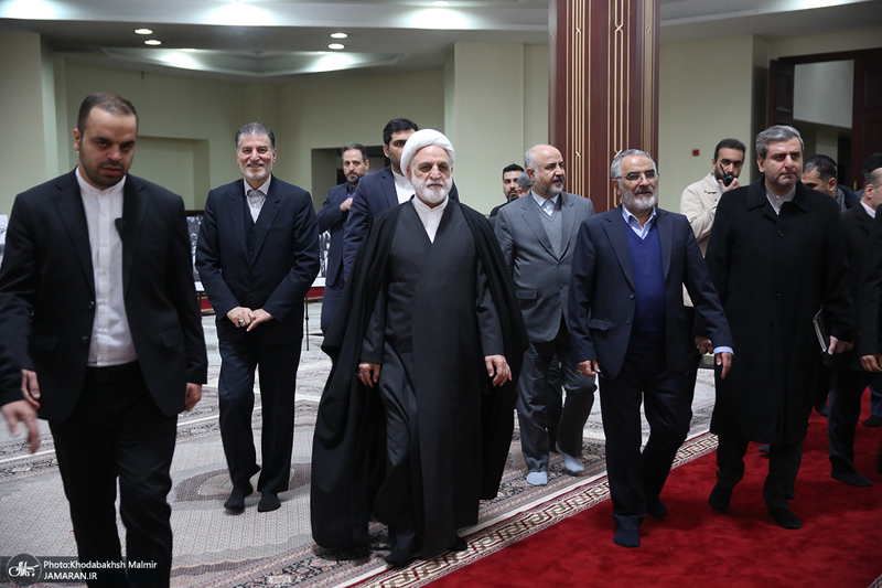 تجدید میثاق رئیس قوه قضاییه و جمعی از اعضای دستگاه قضا با آرمان های حضرت امام خمینی (س)-2