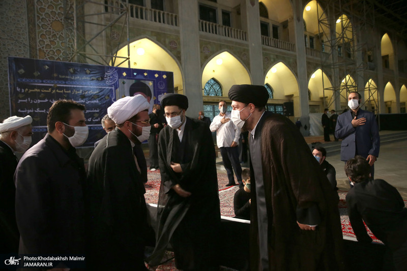 عزاداری شب هشتم محرم در حرم مطهر امام خمینی(س)