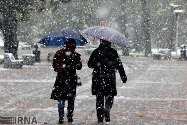 بارش برف و باران زنجان را دربر می‌گیرد
