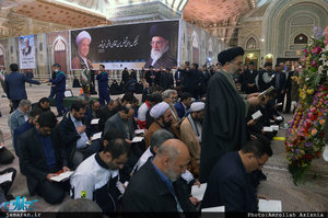 جلسه ستاد دهه فجر انقلاب اسلامی استان تهران در حرم مطهر امام 