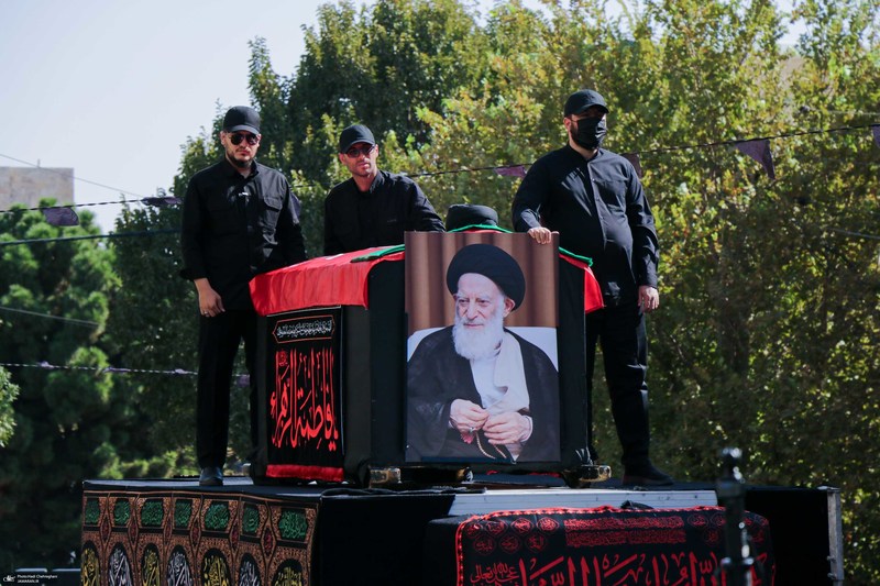مراسم تشییع آیت الله العظمی شبیری زنجانی-۲