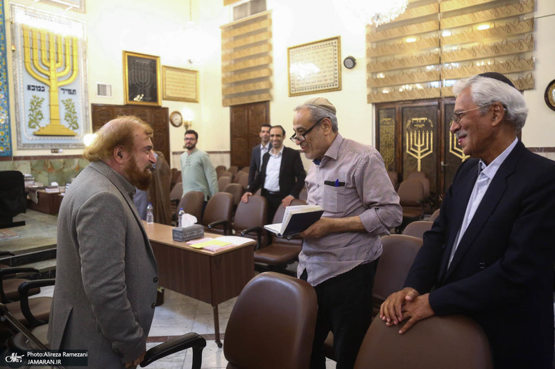 مراسم ادای احترام جامعه کلیمیان به مقام شامخ حضرت امام خمینی (س)