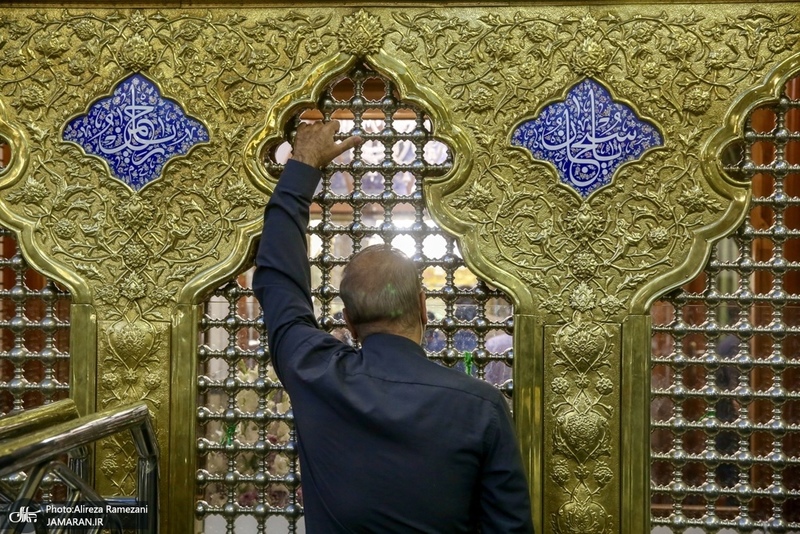 حال و هواى حرم مطهر رضوی در شام ولادت امام رضا (ع)