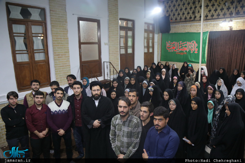 دیدار انجمن اسلامی دانشجویان دانشگاه شهید بهشتی با سید علی خمینی 