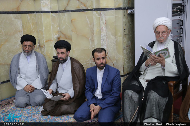 مراسم بزرگداشت هفتمین روز ارتحال مرحوم حجت‌الاسلام و المسلمین احمد احمدی در مسجد اعظم قم