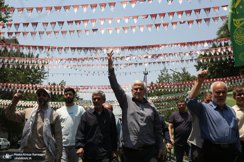 مراسم راهپیمایی اعتراضی به وقایع اخیر شهادت فرمانده هان و دانشمندان هسته ای