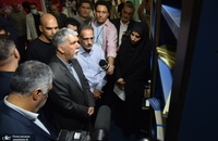 بازدید وزیر فرهنگ و ارشاد اسلامی از غرفه بین‌الملل مؤسسه تنظیم و نشر آثار امام خمینی (س) (5)