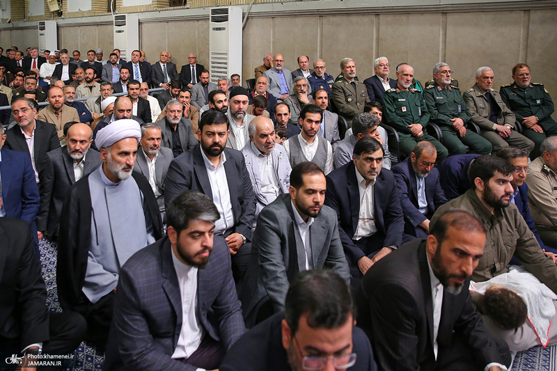 دیدار مسئولان نظام و سفرای کشورهای اسلامی با رهبر معظم انقلاب