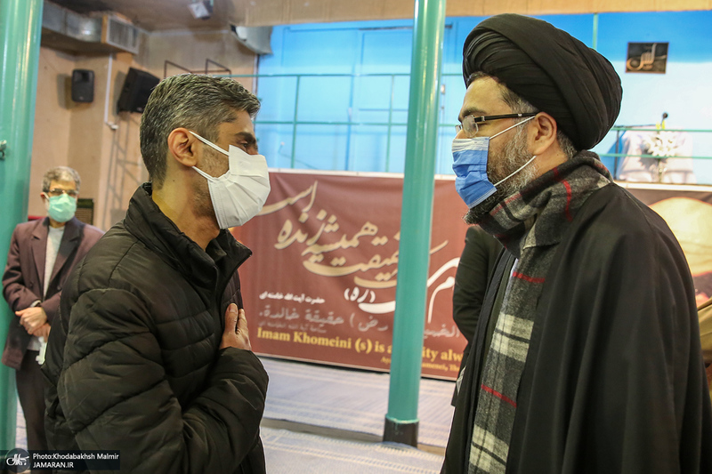 مراسم تشییع حجت الاسلام و المسلمین علی اصغر سعادتی در حسینیه جماران