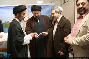 عیادت سید حسن خمینی از حجت الاسلام و المسلمین سید مهدی طباطبایی