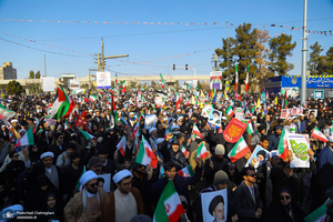 راهپیمایی باشکوه 22 بهمن در قم