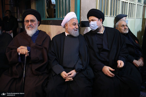 مراسم بزرگداشت آیت الله موسوی بجنوردی (ره) در حسینیه جماران - 2