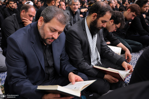 آخرین شب مراسم عزاداری محرم در حسینیه امام خمینی