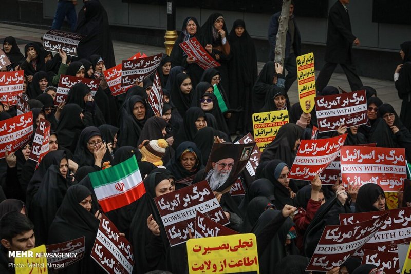 راهپیمایی مردم سراسر کشور در محکومیت ترور سردار قاسم سلیمانی 