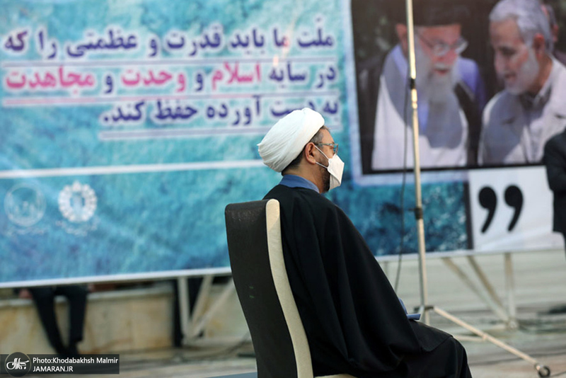 تجدید میثاق رئیس جمهور و اعضای هیأت دولت با آرمان‌های حضرت امام(س)