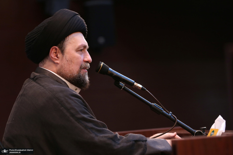 دیدار مسئولین هیت های مذهبی اتباع استان تهران با سید حسن خمینی