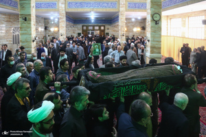 مراسم تشیع آیت الله نور الله شاه آبادی