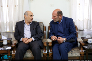 دیدار اعضای بانک قرض الحسنه رسالت با سید حسن خمینی 