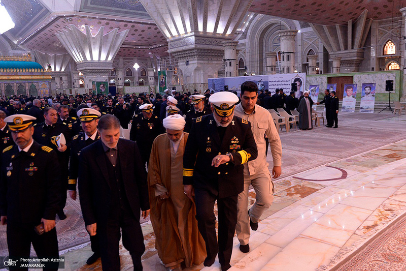 تجدید میثاق فرمانده و پرسنل نیروی دریایی ارتش جمهوری اسلامی ایران با آرمان‌های امام خمینی(س)