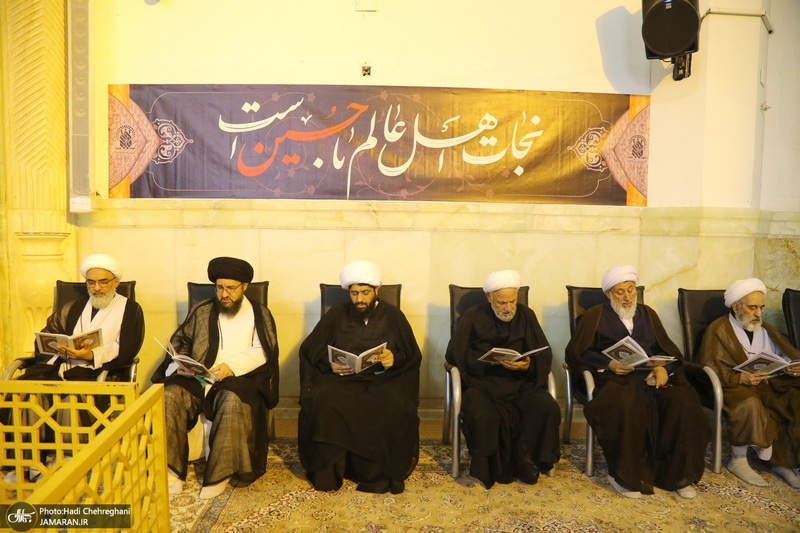 مراسم اولین سالگرد علامه حسن زاده آملی (ره) در حرم حضرت معصومه (س)‎‎