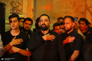 مراسم عزاداری سالروز شهادت امام جعفر صادق (ع) در مسجد اعظم قم